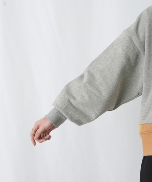 LUCA/LADY LUCK LUCA（ルカ/レディラックルカ）の「LC/LLL ミリタリーポケットスウェット（スウェット・レディース・ブラック/ライトベージュ/グレー・FREE）」の21枚目の写真