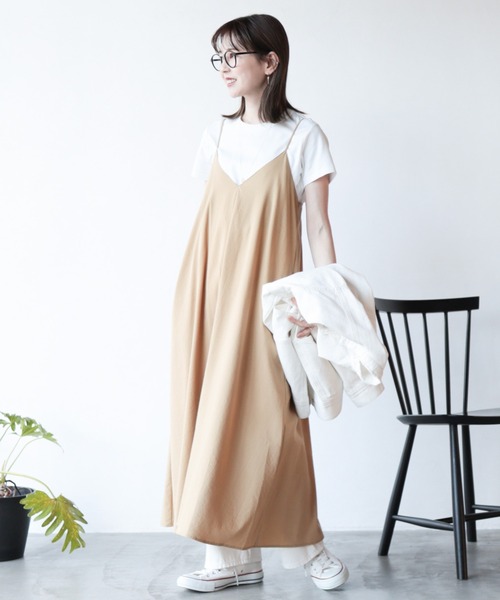 新品 未使用♥ワンスポ  バイカラー  チェック ボリューム  キャミ  ワンピ one spo - 【新品 未使用】ワンスポ バイカラー チェック柄