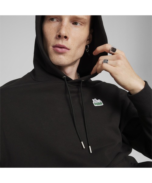 PUMA(プーマ)の「PUMA プーマ ユニセックス フォー ザ ファンベース T7 スーパー プーマ フー(パーカー・メンズ・イエロー系その他/ブラック・MEDIUM/SMALL/LARGE/X-LARGE/X-SMALL/XX-LARGE)」の10枚目の写真