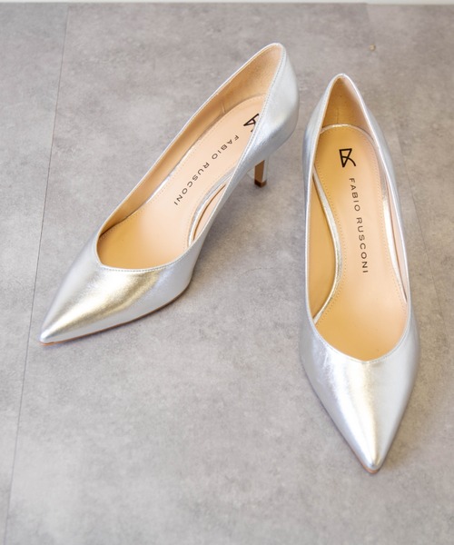 FABIO RUSCONI（ファビオルスコーニ）の「【FABIO RUSCONI/ファビオルスコーニ】ポインテッドトゥ レザー パンプス（パンプス・レディース・ブラック系その他/シルバー/ブラック系その他2/ブラック/ベージュ・36/37/38/39）」の5枚目の写真