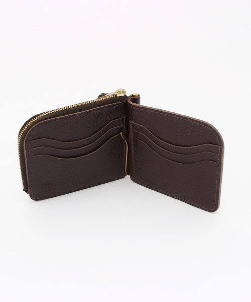 IL BISONTE（イルビゾンテ）の「IL BISONTE / ORIGINAL LEATHER / マネークリップウォレット（財布・レディース・ブラック/ダークブラウン/ライトブラウン/ナチュラル/ネイビー/オレンジ/オリーブ/グレー/レンガ/グリーン・FREE）」の22枚目の写真