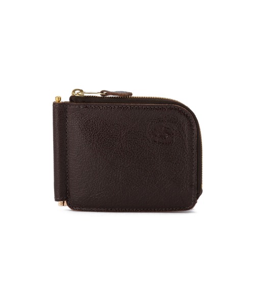 IL BISONTE（イルビゾンテ）の「IL BISONTE / ORIGINAL LEATHER / マネークリップウォレット（財布・レディース・ブラック/ダークブラウン/ライトブラウン/ナチュラル/ネイビー/オレンジ/オリーブ/グレー/レンガ/グリーン・FREE）」の4枚目の写真