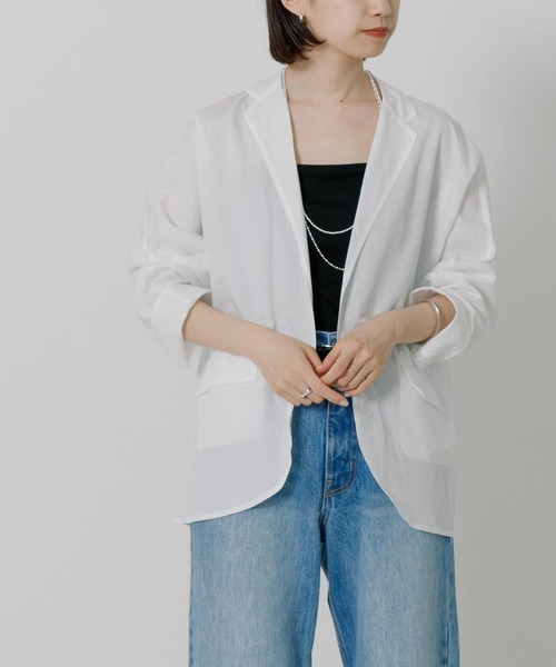 TICCA（ティッカ）の「TICCA コットンリネンシャツジャケット