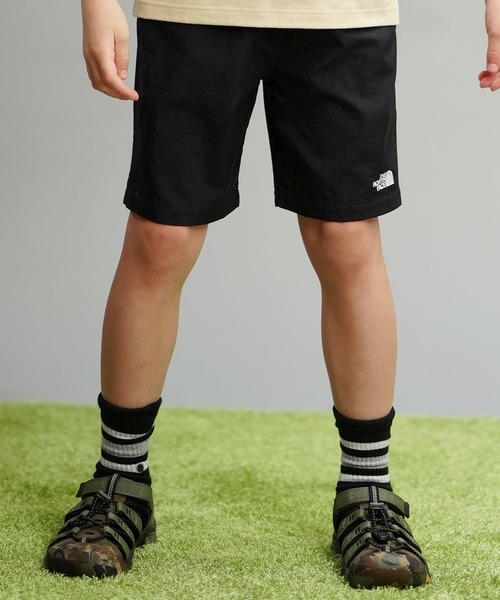 THE NORTH FACE(ザノースフェイス)の「THE NORTH FACE/ザ・ノース・フェイス CLASS V SHORT キッズ 撥水 刺繍ロゴ UVケア NBJ42430(その他パンツ・キッズ・アーミー/ブラック・120cm/110cm/100cm/150cm/140cm/130cm)」の4枚目の写真