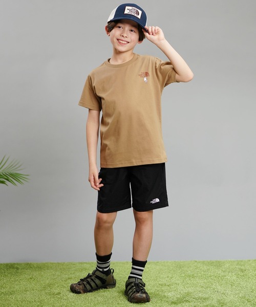 THE NORTH FACE(ザノースフェイス)の「THE NORTH FACE/ザ・ノース・フェイス CLASS V SHORT キッズ 撥水 刺繍ロゴ UVケア NBJ42430(その他パンツ・キッズ・アーミー/ブラック・120cm/110cm/100cm/150cm/140cm/130cm)」の20枚目の写真