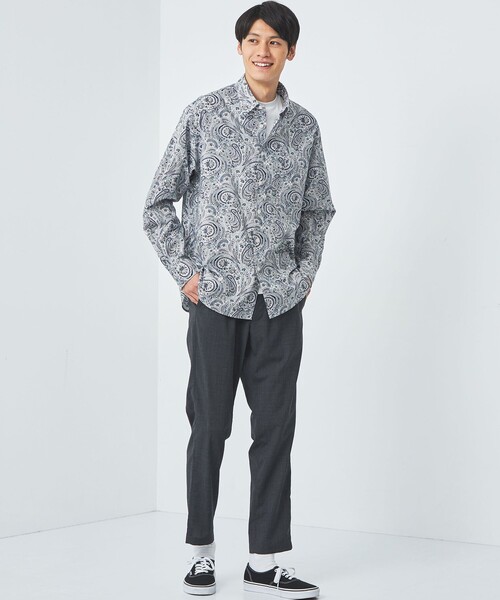 green label relaxing（グリーンレーベルリラクシング）の「TWウォッシャブルトロ ユーティリティー パンツ 9分丈 -ウォッシャブル・ストレッチ・防シワ-（その他パンツ・メンズ・グレー/ブラック/ネイビー/モカ/ロイヤルブルー・S/L/XL/M/XS）」の8枚目の写真