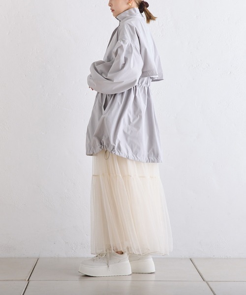 one after another NICE CLAUP（ワンアフターアナザーナイスクラップ）の「フードが取り外せる/マルチミドルマウンテンパーカー（マウンテンパーカー・レディース・ベージュ/グレー系その他/アイボリー・FREE）」の12枚目の写真