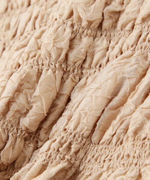 FREE'S MART（フリーズマート）の「ギャザーシャーリングビスチェ（キャミソール・レディース・ライトグリーン/ブラック/ベージュ・FREE）」の21枚目の写真