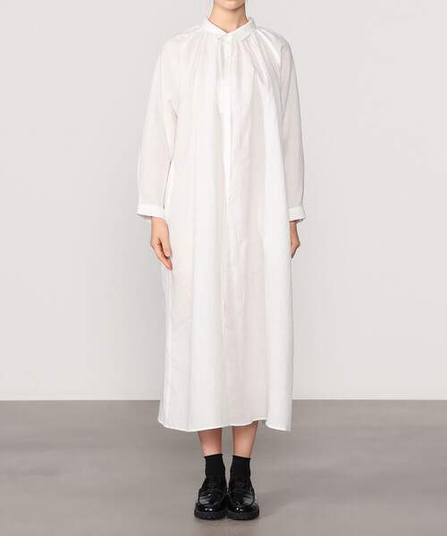 Bshop（ビショップ）の「eunoia | ギャザーワンピース WOMEN 