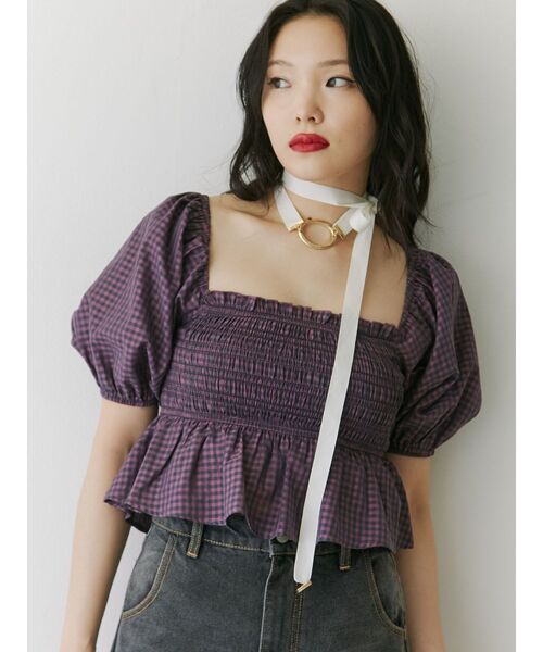 jouetie（ジュエティ）の「2WAYモチーフリボンチョーカー（チョーカー・レディース・オフホワイト/ブラック・FREE）」の7枚目の写真