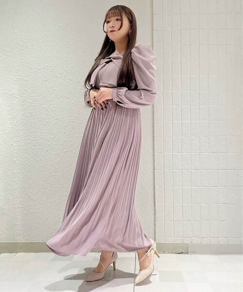 ESPERANZA(エスペランサ)の「サイドオープンリボン付きヒールパンプス 結婚式二次会 パーティー 24SS(パンプス・レディース・ブラック系8/ベージュ系8・22.0cm/22.5cm/23.0cm/23.5cm/24.0cm/24.5cm)」の15枚目の写真