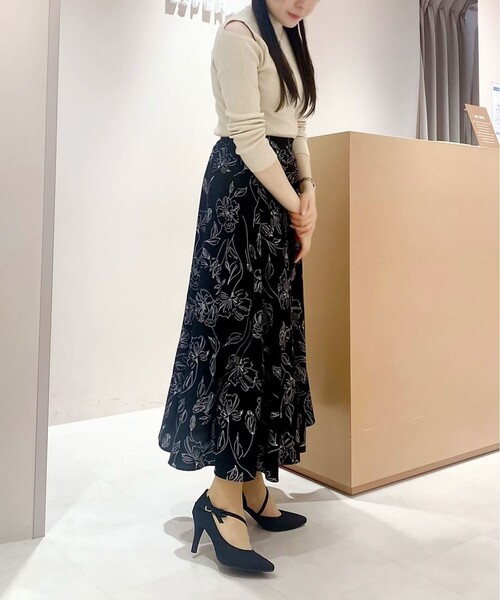 ESPERANZA(エスペランサ)の「サイドオープンリボン付きヒールパンプス 結婚式二次会 パーティー 24SS(パンプス・レディース・ブラック系8/ベージュ系8・22.0cm/22.5cm/23.0cm/23.5cm/24.0cm/24.5cm)」の16枚目の写真