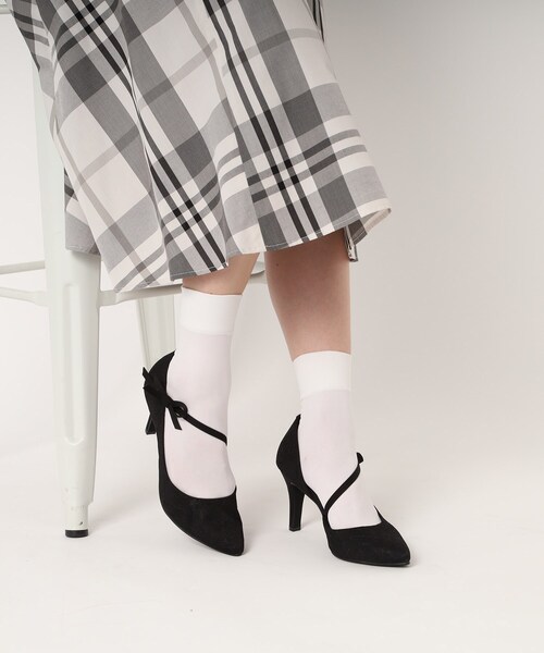 ESPERANZA(エスペランサ)の「サイドオープンリボン付きヒールパンプス 結婚式二次会 パーティー 24SS(パンプス・レディース・ブラック系8/ベージュ系8・22.0cm/22.5cm/23.0cm/23.5cm/24.0cm/24.5cm)」の20枚目の写真