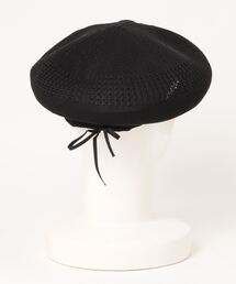【K】KIJIMA TAKAYUKI ベレー帽 ブラック サマー ニット KIJIMA TAKAYUKI (キジマタカユキ) COOLMAX BERET / クール