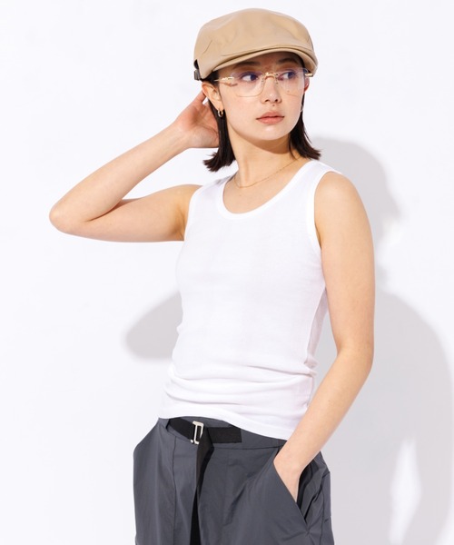 Ruben（ルーベン）の「【RUBEN】フェイクレザーハンチング（ハンチング/ベレー帽・レディース・ブラック/ベージュ・フリー）」の16枚目の写真