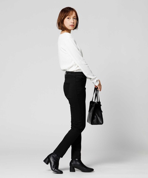 EDWIN（エドウィン）の「【EDWIN】ハタラクロ スキニーパンツ (色褪せ防止 / 伸縮性抜群 / 美脚効果)（その他パンツ・レディース・ブラック・S/M/L/XL/XS）」の3枚目の写真