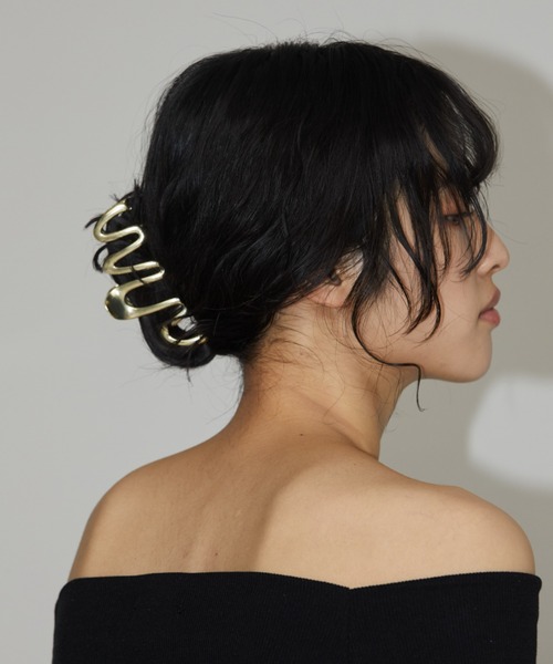 Aunt Marie's(アントマリーズ)の「ウェーブヘアバンスクリップ(バレッタ/ヘアクリップ・レディース・シルバー/ゴールド・FREE)」の11枚目の写真