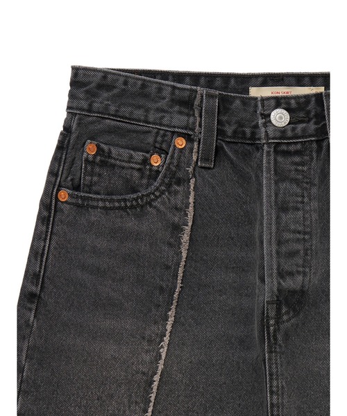 Levi's（リーバイス）の「Levi's/リーバイス RECRAFTED スカート ブラック FIFTH DIMENSION（デニムスカート・レディース・ブラック・23inch/24inch/26inch/27inch/28inch/25inch）」の5枚目の写真
