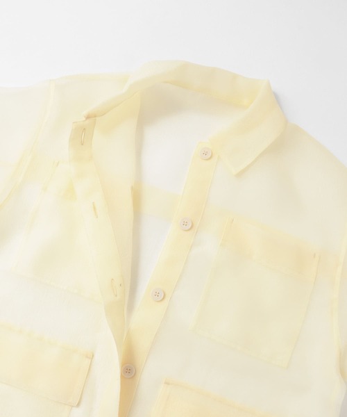 KBF（ケイビーエフ）の「WIDEシルエットシアーカバーオール（カバーオール・レディース・アイボリー/ネイビー・ONE）」の6枚目の写真