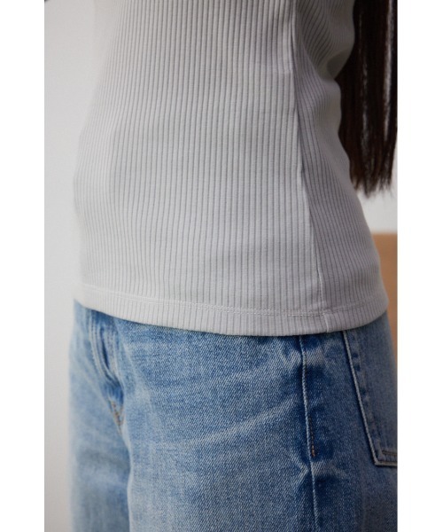 AZUL by moussy（アズールバイマウジー）の「ベーシックカップ付キャミ（キャミソール・レディース・アイボリー/ブラック/グレー・S/M/M/L）」の22枚目の写真