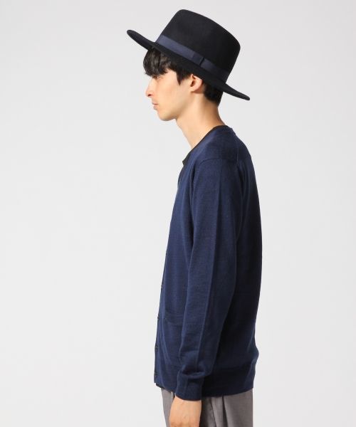 RAGEBLUE（レイジブルー）の「【スペイン産ウール使用】ニットVカーデ/566799（ニット/セーター・メンズ・グレー/グリーン/ワインレッド/ブラック/ブルー/オリーブ・MEDIUM/LARGE）」の11枚目の写真