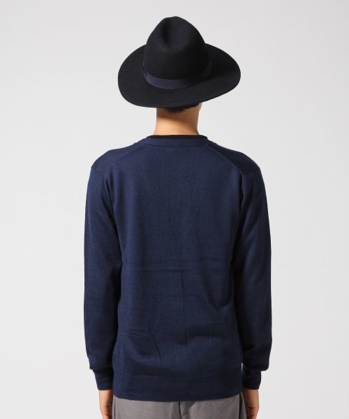 RAGEBLUE（レイジブルー）の「【スペイン産ウール使用】ニットVカーデ/566799（ニット/セーター・メンズ・グレー/グリーン/ワインレッド/ブラック/ブルー/オリーブ・MEDIUM/LARGE）」の12枚目の写真