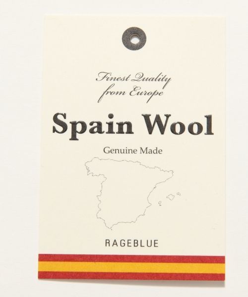 RAGEBLUE（レイジブルー）の「【スペイン産ウール使用】ニットVカーデ/566799（ニット/セーター・メンズ・グレー/グリーン/ワインレッド/ブラック/ブルー/オリーブ・MEDIUM/LARGE）」の8枚目の写真