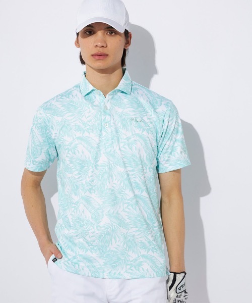 FILA GOLF(フィラゴルフ )の「【FILA GOLF/フィラゴルフ】半袖シャツ ゴルフ 接触冷感 おしゃれなギフトに最適!(シャツ/ブラウス・メンズ・サックスブルー/ネイビー・LARGE/X-LARGE/MEDIUM/XX-LARGE)」の11枚目の写真