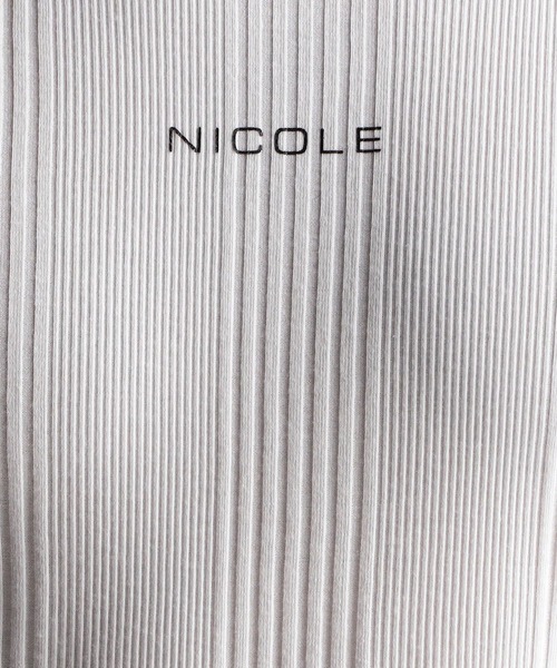 NICOLE CLUB FOR MEN（ニコルクラブフォーメン）の「ランダムテレコ・リップルボーダータンクトップ（タンクトップ・メンズ・グレー系/ブラック/ホワイト系/オレンジ系/ホワイト・LARGE/MEDIUM）」の15枚目の写真
