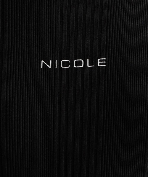 NICOLE CLUB FOR MEN（ニコルクラブフォーメン）の「ランダムテレコ・リップルボーダータンクトップ（タンクトップ・メンズ・グレー系/ブラック/ホワイト系/オレンジ系/ホワイト・LARGE/MEDIUM）」の7枚目の写真