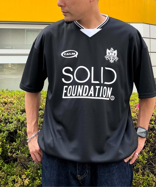 カットメッシュ サッカーゲームシャツ ユニセックス