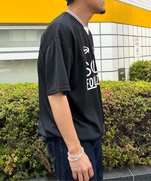 NO NEED（ノーニード）の「カットメッシュ サッカーゲームシャツ　ユニセックス/ユニフォーム/フットボール（Tシャツ/カットソー・メンズ・ホワイト/ブラック/ネイビー・M/L）」の11枚目の写真