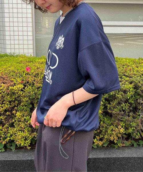 カットメッシュ サッカーゲームシャツ ユニセックス