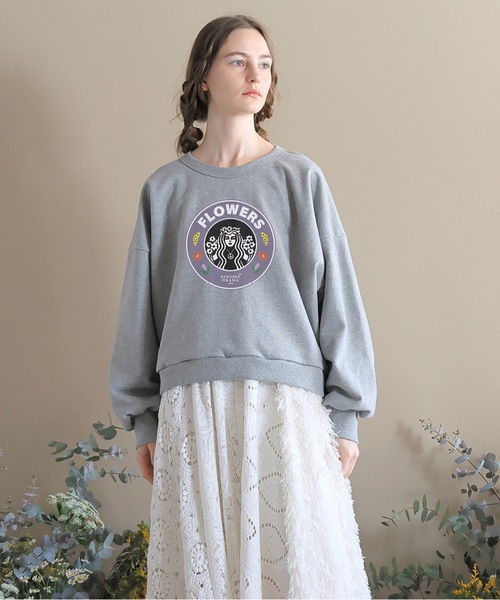 bedsidedrama（ベットサイドドラマ）の「Seed Relax Sweat（スウェット・レディース・ホワイト系3/ホワイト系5/ブラック系2/ブラック系4/ホワイト系1/ホワイト系2/ブラック系5/グレー系2/グレー系3/グレー系4/グレー系5/ホワイト系4/ブラック系1/ブラック系3/グレー系1・1/2）」の15枚目の写真