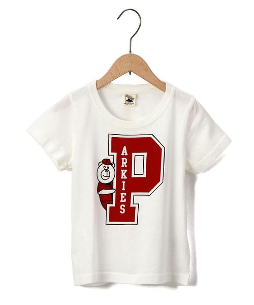 coen（コーエン）の「【coen kids】PARKIES(パーキーズ）ベースボールTシャツ(100～150cm)（Tシャツ/カットソー・キッズ・ネイビー/オフホワイト・100/110/130/150/120/140）」の2枚目の写真