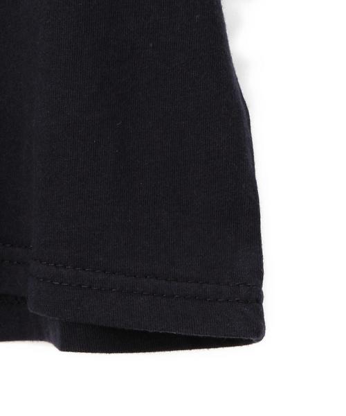 coen（コーエン）の「【coen kids】PARKIES(パーキーズ）ベースボールTシャツ(100～150cm)（Tシャツ/カットソー・キッズ・ネイビー/オフホワイト・100/110/130/150/120/140）」の3枚目の写真