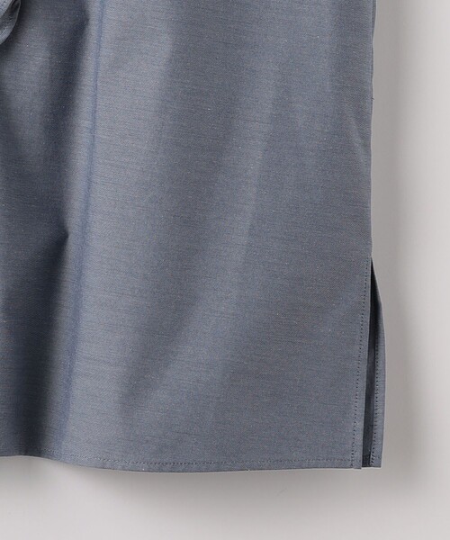 green label relaxing（グリーンレーベルリラクシング）の「フロント フリル フレンチスリーブ ブラウス 2（シャツ/ブラウス・レディース・ネイビー/ホワイト/ライトブルー・FREE）」の16枚目の写真