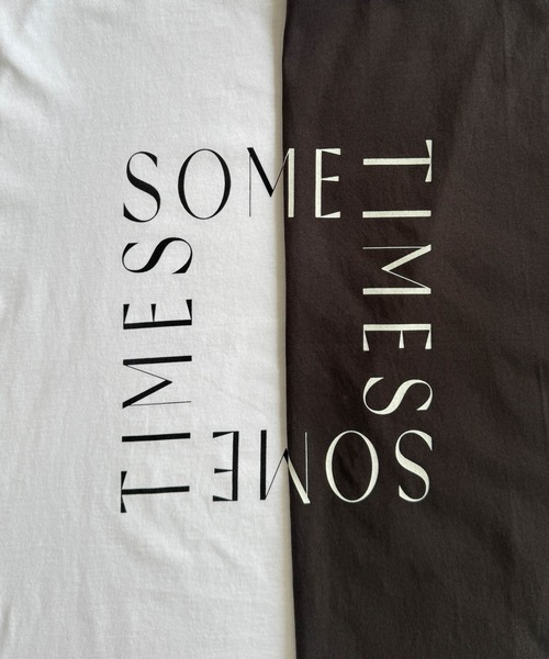 CANAL JEAN（キャナルジーン）の「El mar　SOMETIMES半袖Tシャツ（Tシャツ/カットソー・レディース・ホワイト/チャコールグレー・ONE SIZE）」の4枚目の写真