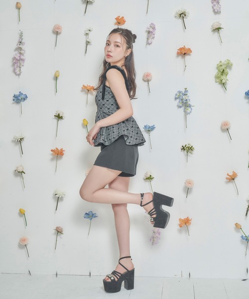 ANDGEEBEE(アンジービー)の「センターラインショートパンツ(その他パンツ・レディース・ホワイト/ブラック・FREE)」の10枚目の写真