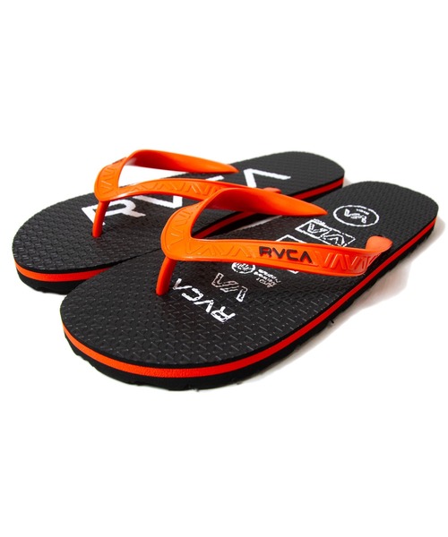 RVCA(ルーカ)の「RVCA TRENCH TOWN SANDAL2(サンダル・メンズ・オレンジ/ブラック・26.0cm/27.0cm/28.0cm)」の2枚目の写真