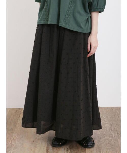 Samansa Mos2（サマンサ モスモス）の「ドビーパッチワークスカート（スカート・レディース・キナリ/オフホワイト/ブラック・F）」の21枚目の写真