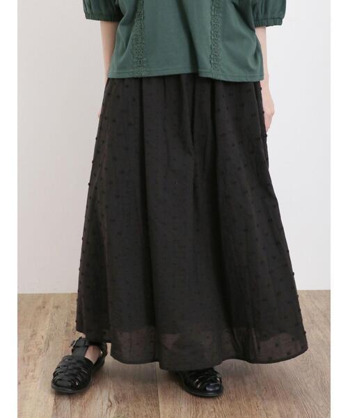 Samansa Mos2（サマンサ モスモス）の「ドビーパッチワークスカート（スカート・レディース・キナリ/オフホワイト/ブラック・F）」の22枚目の写真