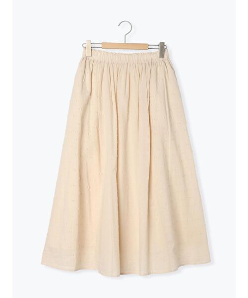 Samansa Mos2（サマンサ モスモス）の「ドビーパッチワークスカート（スカート・レディース・キナリ/オフホワイト/ブラック・F）」の5枚目の写真