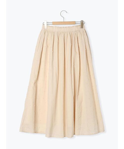 Samansa Mos2（サマンサ モスモス）の「ドビーパッチワークスカート（スカート・レディース・キナリ/オフホワイト/ブラック・F）」の6枚目の写真