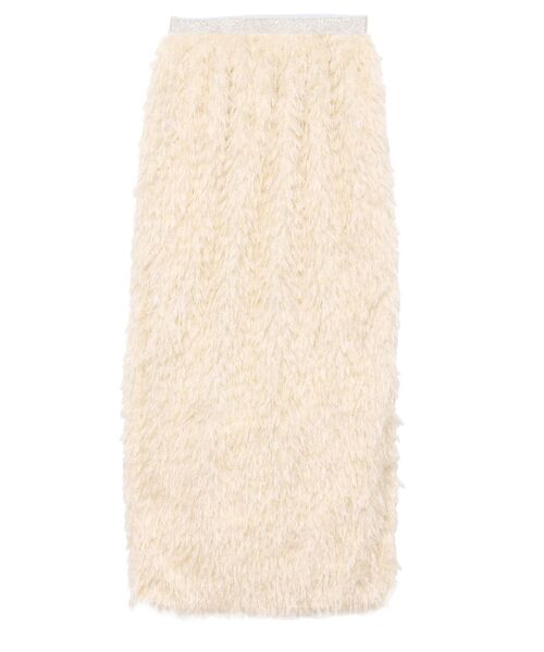 CALNAMUR（カルナムール）の「フェザーライクタイトスカート（スカート・レディース・ピンク/ブラック/アイボリー・FREE）」の2枚目の写真