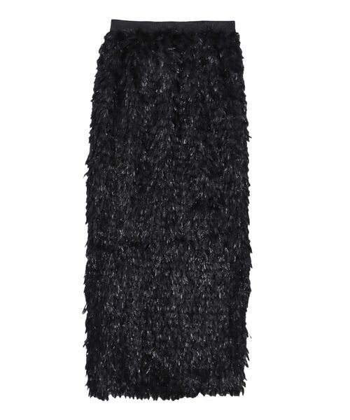 CALNAMUR（カルナムール）の「フェザーライクタイトスカート（スカート・レディース・ピンク/ブラック/アイボリー・FREE）」の3枚目の写真