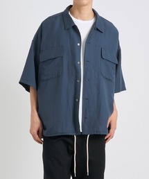 【nanamica / ナナミカ】 Open Collar S/S Shirt/オープンカラーキュプラヘンプショートスリーブシャツ