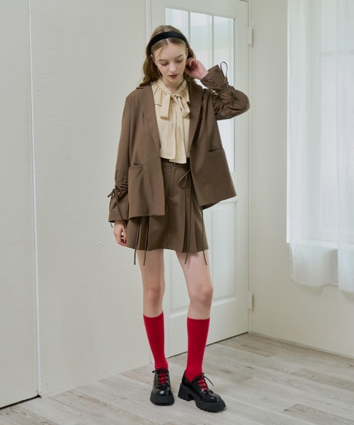 bowtie ribbon frill blouse/ボウタイリボンフリルブラウス（シャツ/ブラウス）｜idem（イデム）