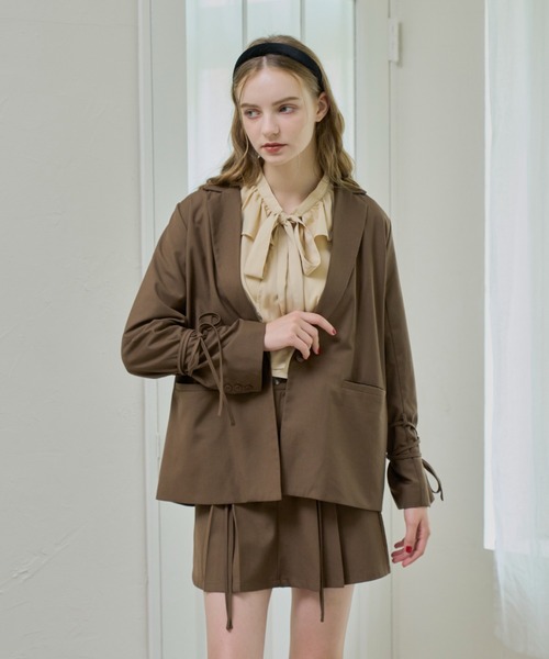 bowtie ribbon frill blouse/ボウタイリボンフリルブラウス（シャツ/ブラウス）｜idem（イデム）