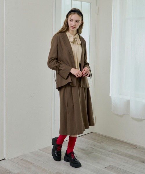 bowtie ribbon frill blouse/ボウタイリボンフリルブラウス（シャツ/ブラウス）｜idem（イデム）